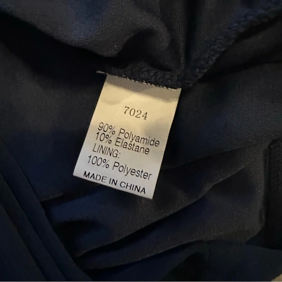 NWT PRETTYGARDEN Off The Shoulder Ruched Bodycon Dress Midi Dress Navy size XL - Picture 10 of 11